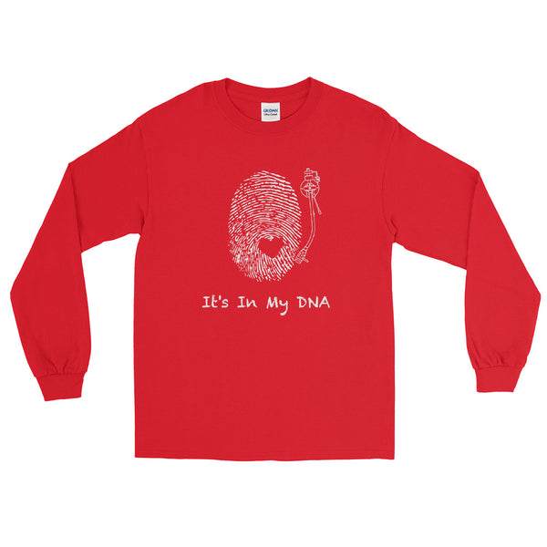 "DNA" Long Sleeve Tee Shirt (White Lettering)