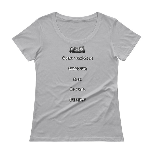 "DJ Fundamentals" Ladies' Scoopneck T-Shirt