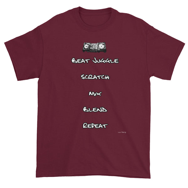"DJ Fundamentals" Men's Short sleeve t-shirt