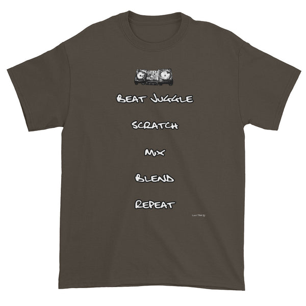 "DJ Fundamentals" Men's Short sleeve t-shirt
