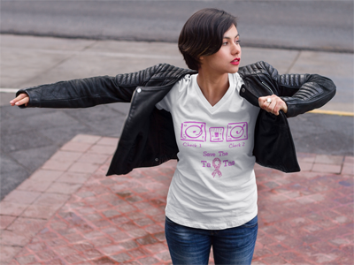 Breast Cancer Awareness Series - "Save Tha Ta-Ta's" Tee